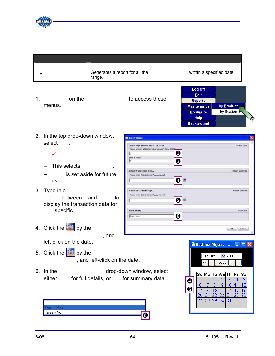 Reports by product | Fairbanks LabelBank/DataBank Application For the FB3000 Series Programmers Manuals User Manual | Page 64 / 110