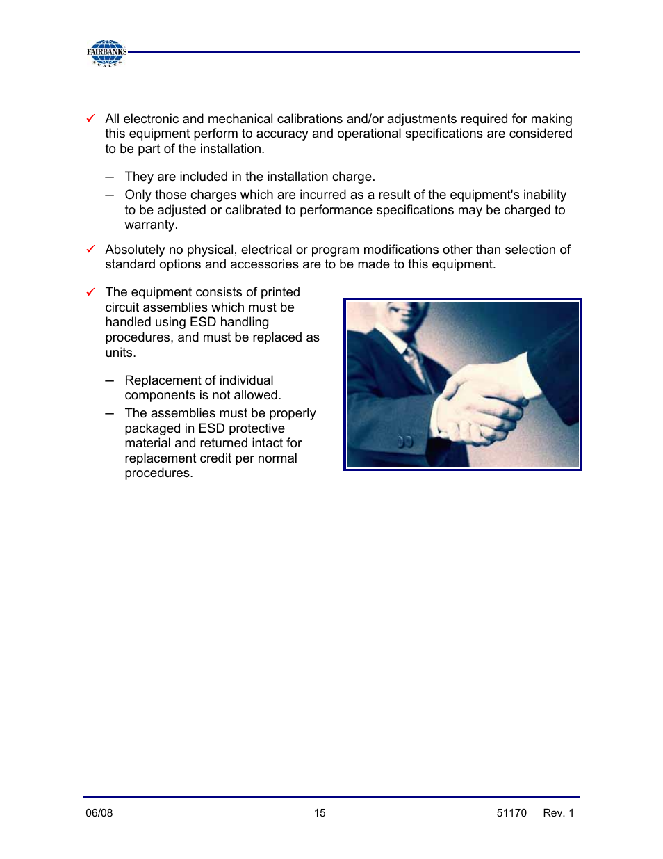 Users’ responsibility | Fairbanks LabelBank Barcode Application For the FB3000 Series Operators Manuals User Manual | Page 15 / 48