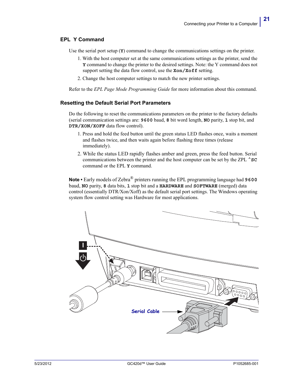 Fairbanks Zebra GC420d User Manual | Page 33 / 100