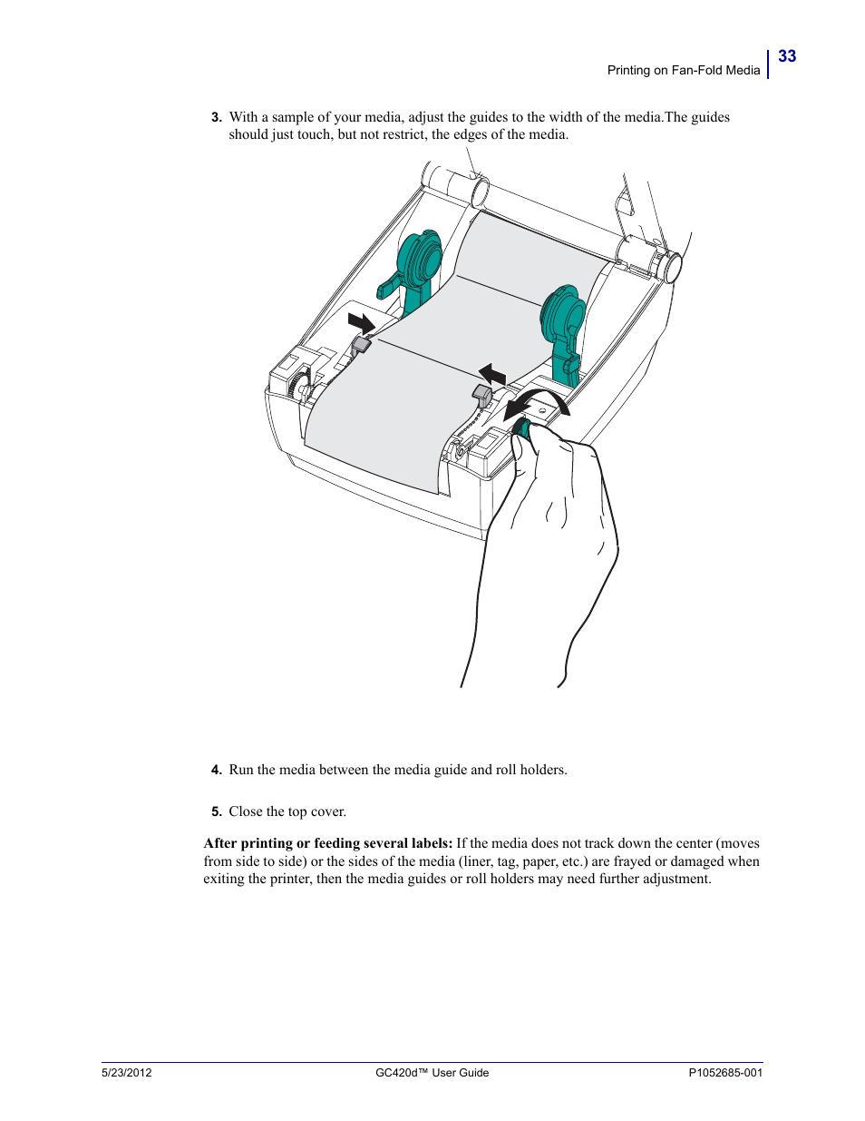 Fairbanks Zebra GC420d User Manual | Page 45 / 100