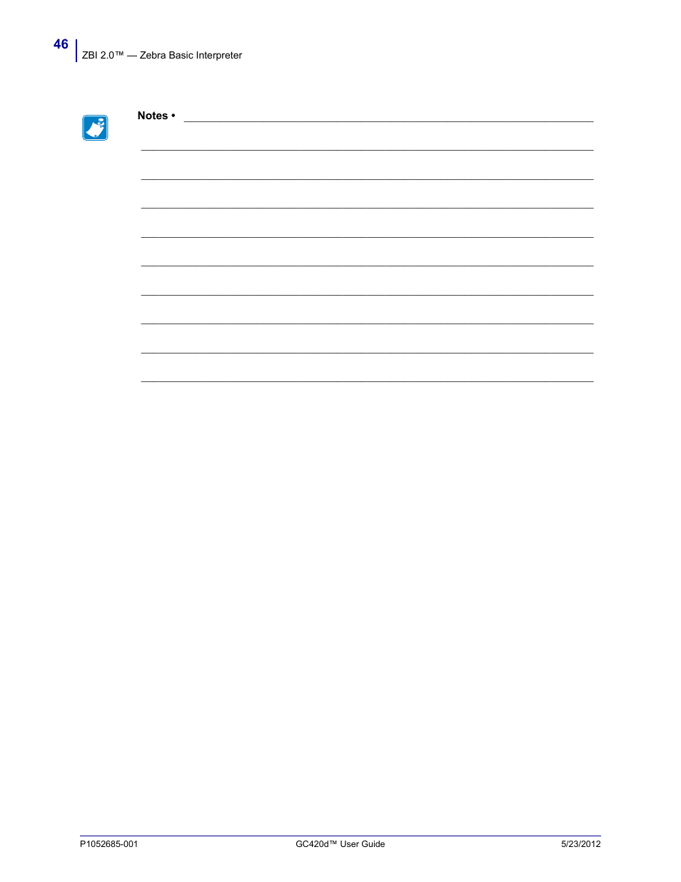 Fairbanks Zebra GC420d User Manual | Page 58 / 100