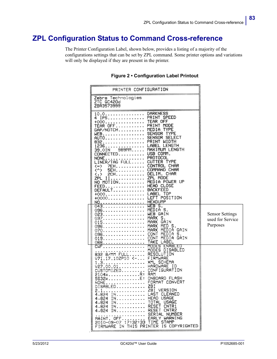 Fairbanks Zebra GC420d User Manual | Page 95 / 100