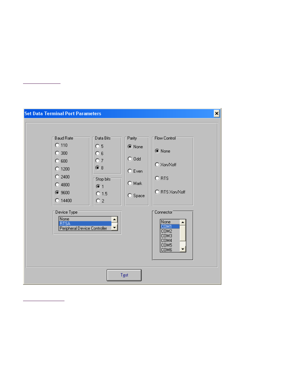 Data terminal port, Setup screen | Fairbanks InterAct FB3000 Series User Manual | Page 105 / 232