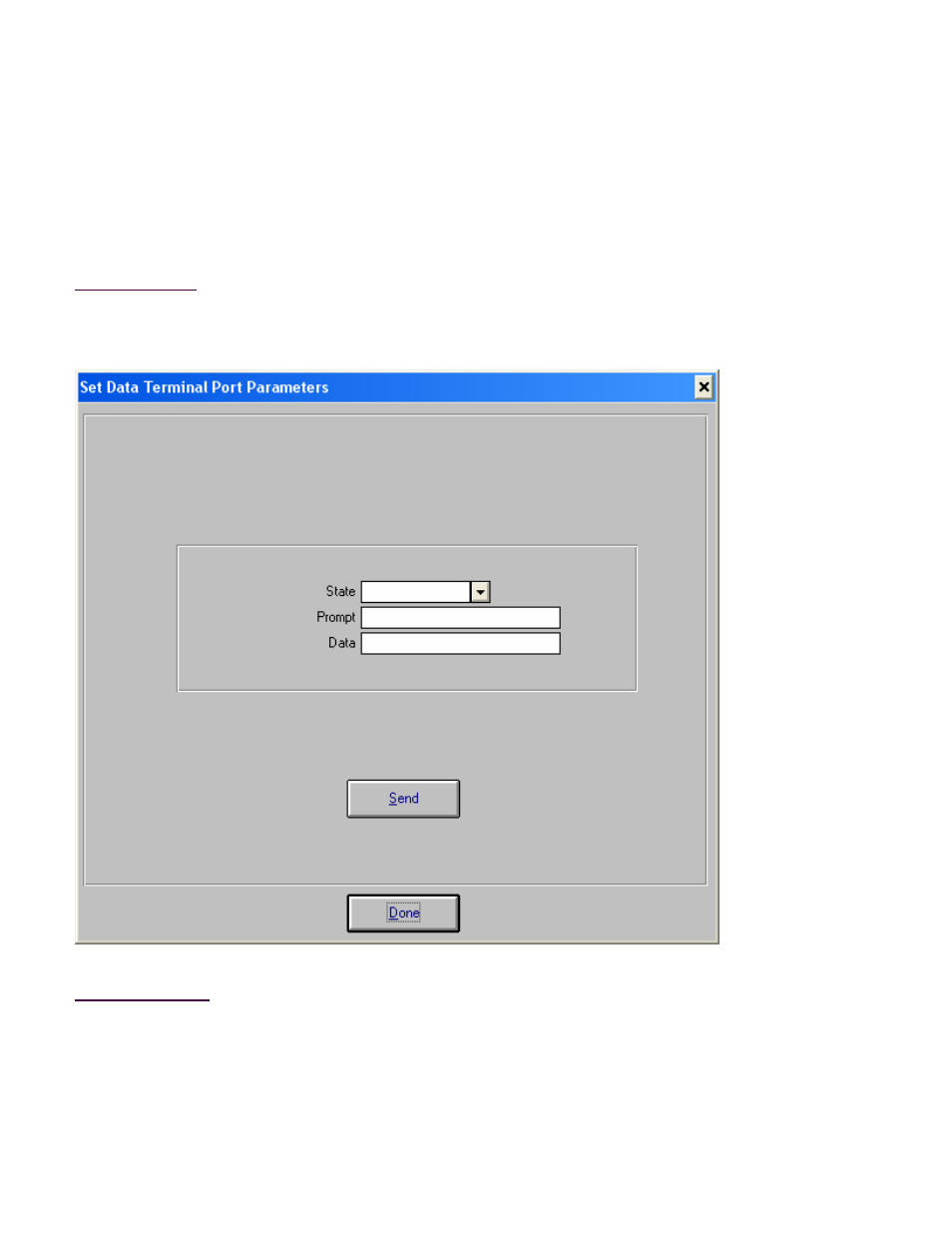 Data terminal port, Pdc test screen | Fairbanks InterAct FB3000 Series User Manual | Page 109 / 232