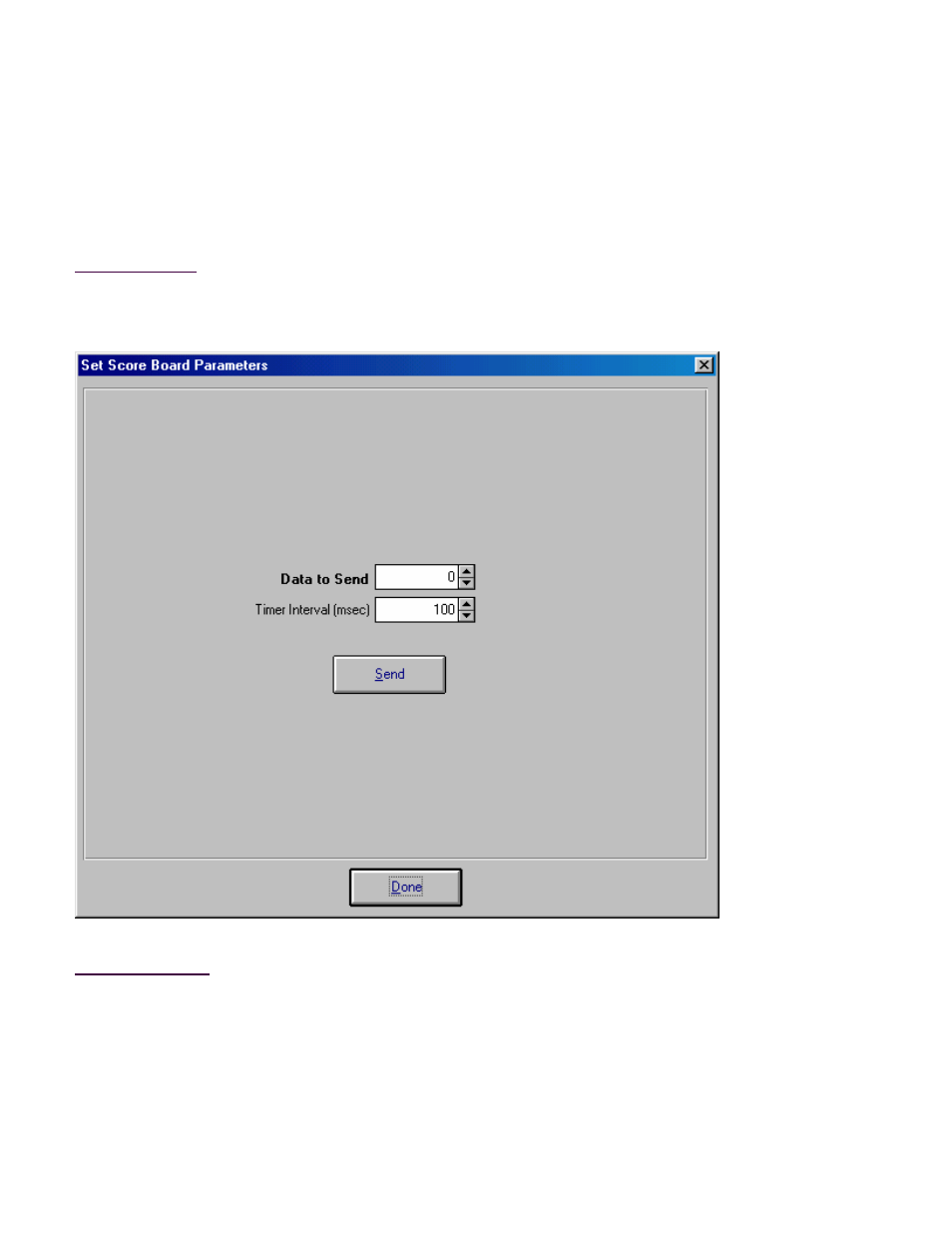 Score board port, Test screen | Fairbanks InterAct FB3000 Series User Manual | Page 113 / 232