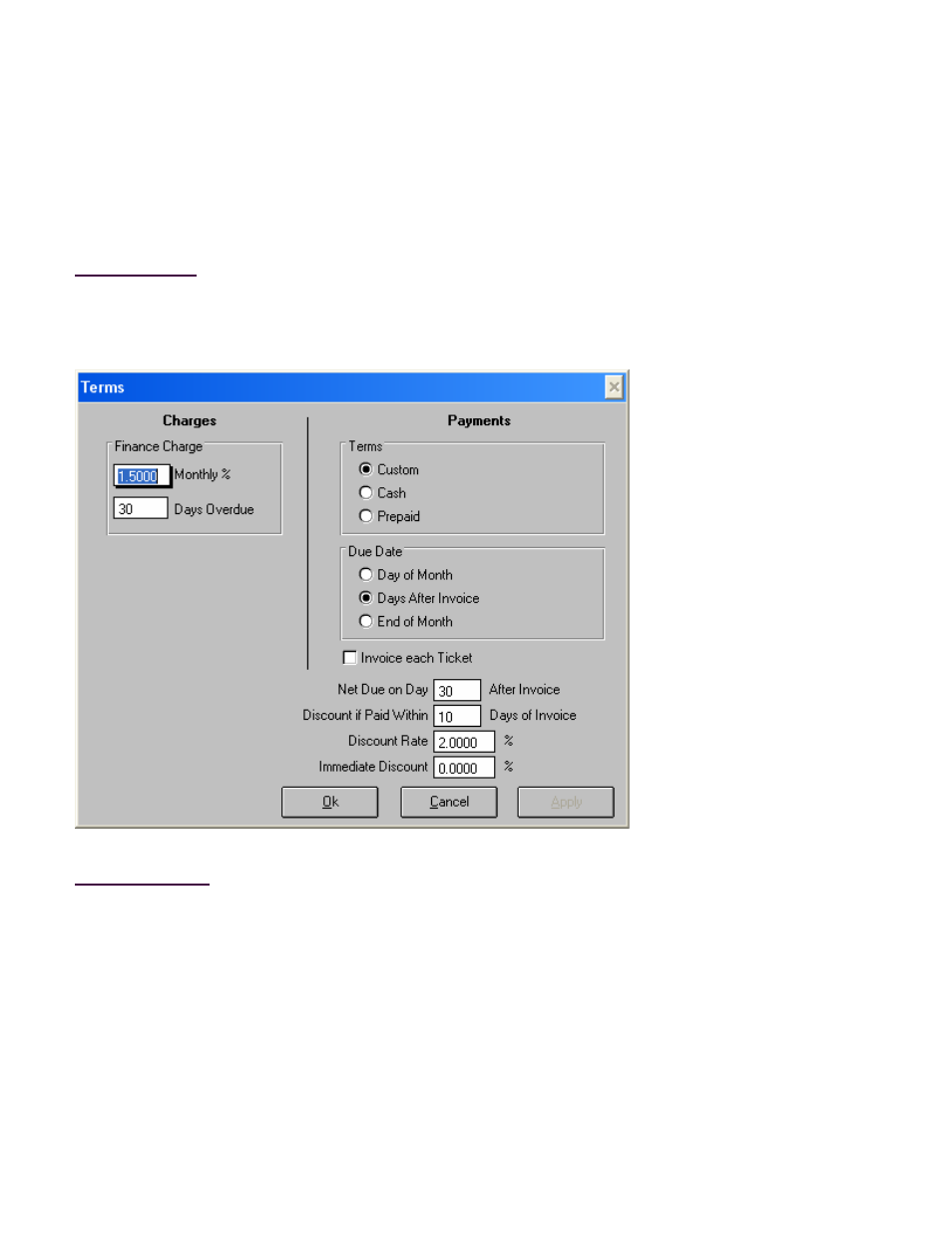 Payment terms | Fairbanks InterAct FB3000 Series User Manual | Page 148 / 232