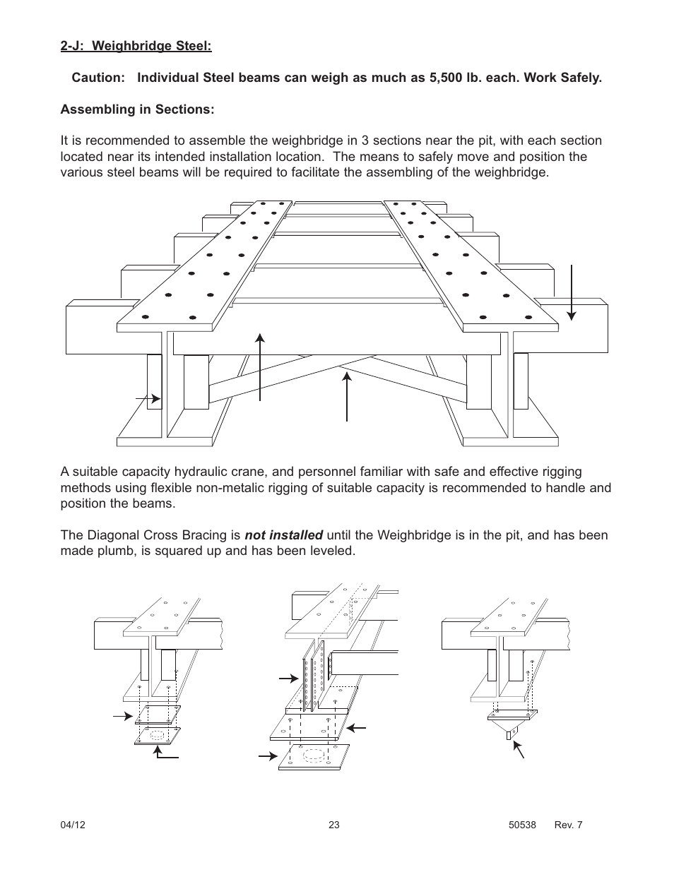 Fairbanks 12-1492 - 12-1496 A.A.R. Combination Railroad Track/MTS User Manual | Page 23 / 59