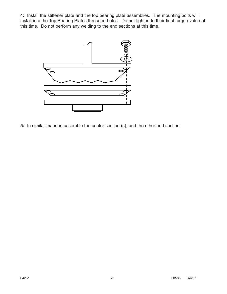 Fairbanks 12-1492 - 12-1496 A.A.R. Combination Railroad Track/MTS User Manual | Page 26 / 59