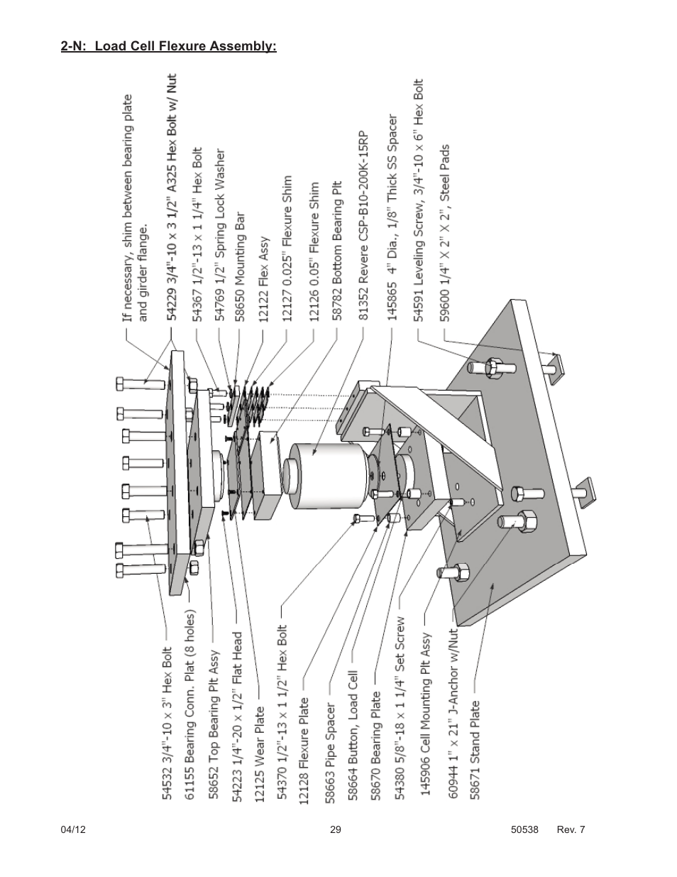 Fairbanks 12-1492 - 12-1496 A.A.R. Combination Railroad Track/MTS User Manual | Page 29 / 59