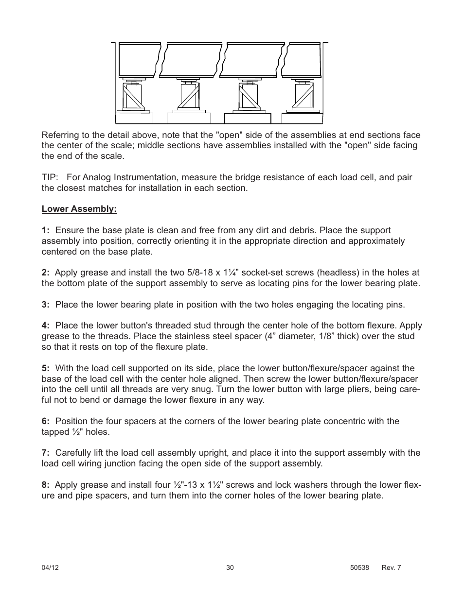 Fairbanks 12-1492 - 12-1496 A.A.R. Combination Railroad Track/MTS User Manual | Page 30 / 59