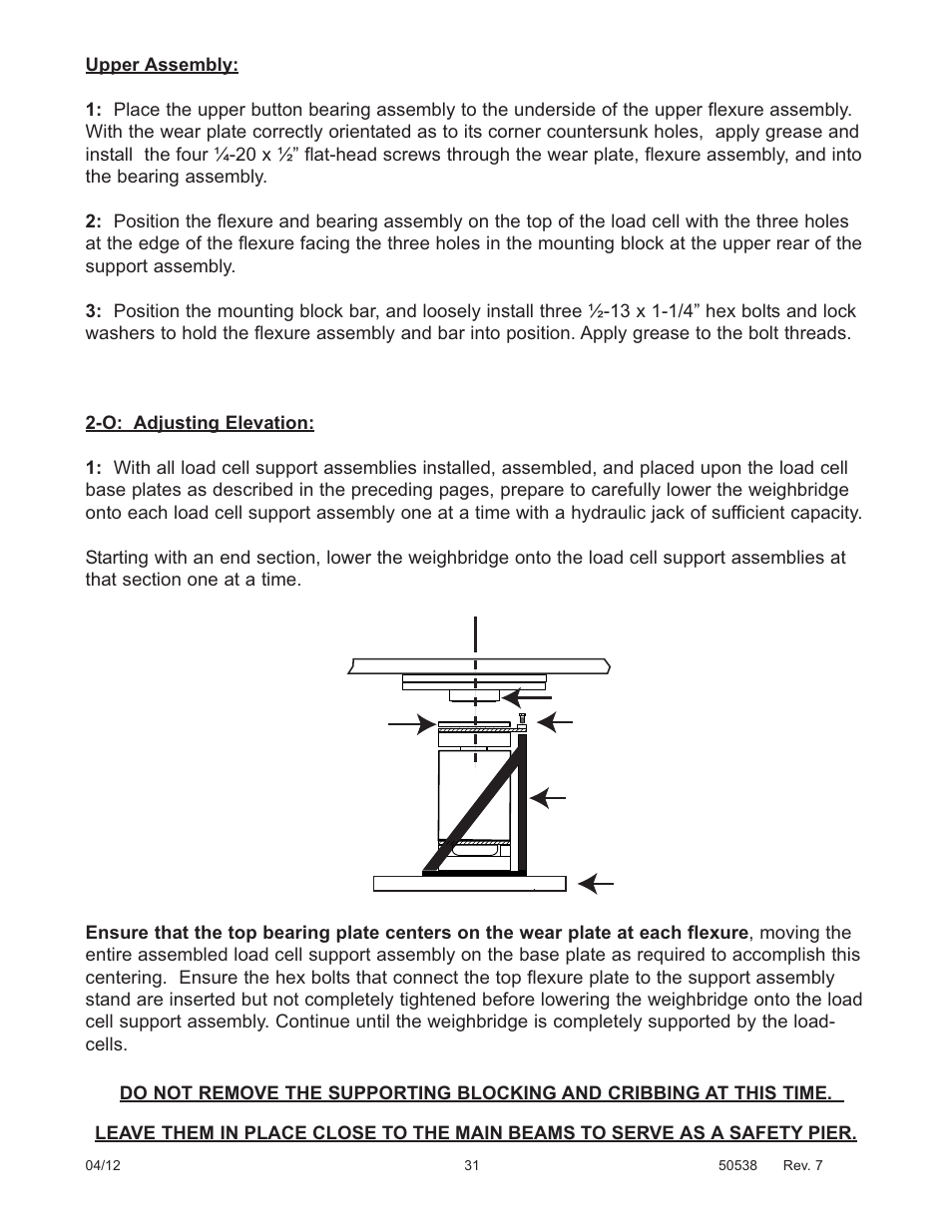 Fairbanks 12-1492 - 12-1496 A.A.R. Combination Railroad Track/MTS User Manual | Page 31 / 59