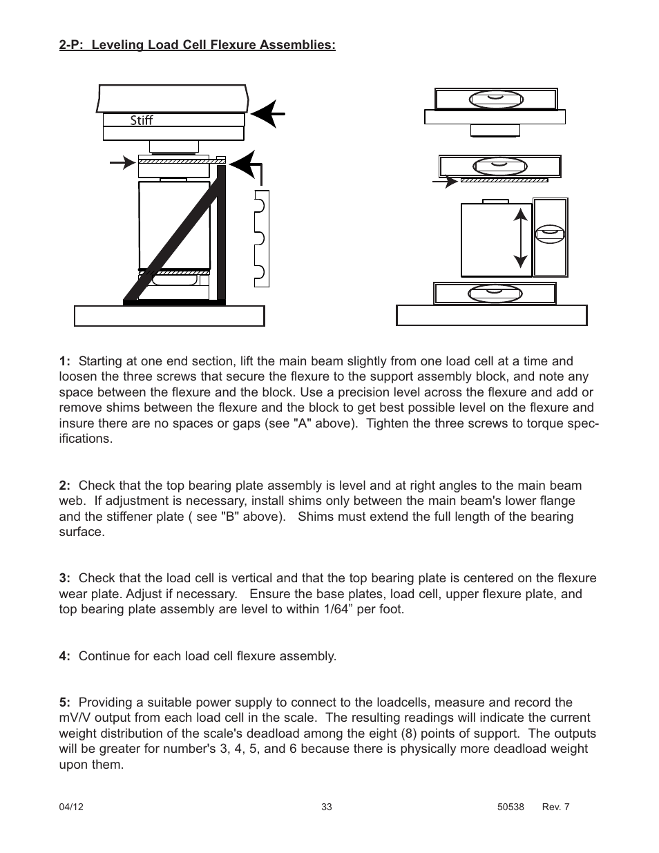 Level | Fairbanks 12-1492 - 12-1496 A.A.R. Combination Railroad Track/MTS User Manual | Page 33 / 59