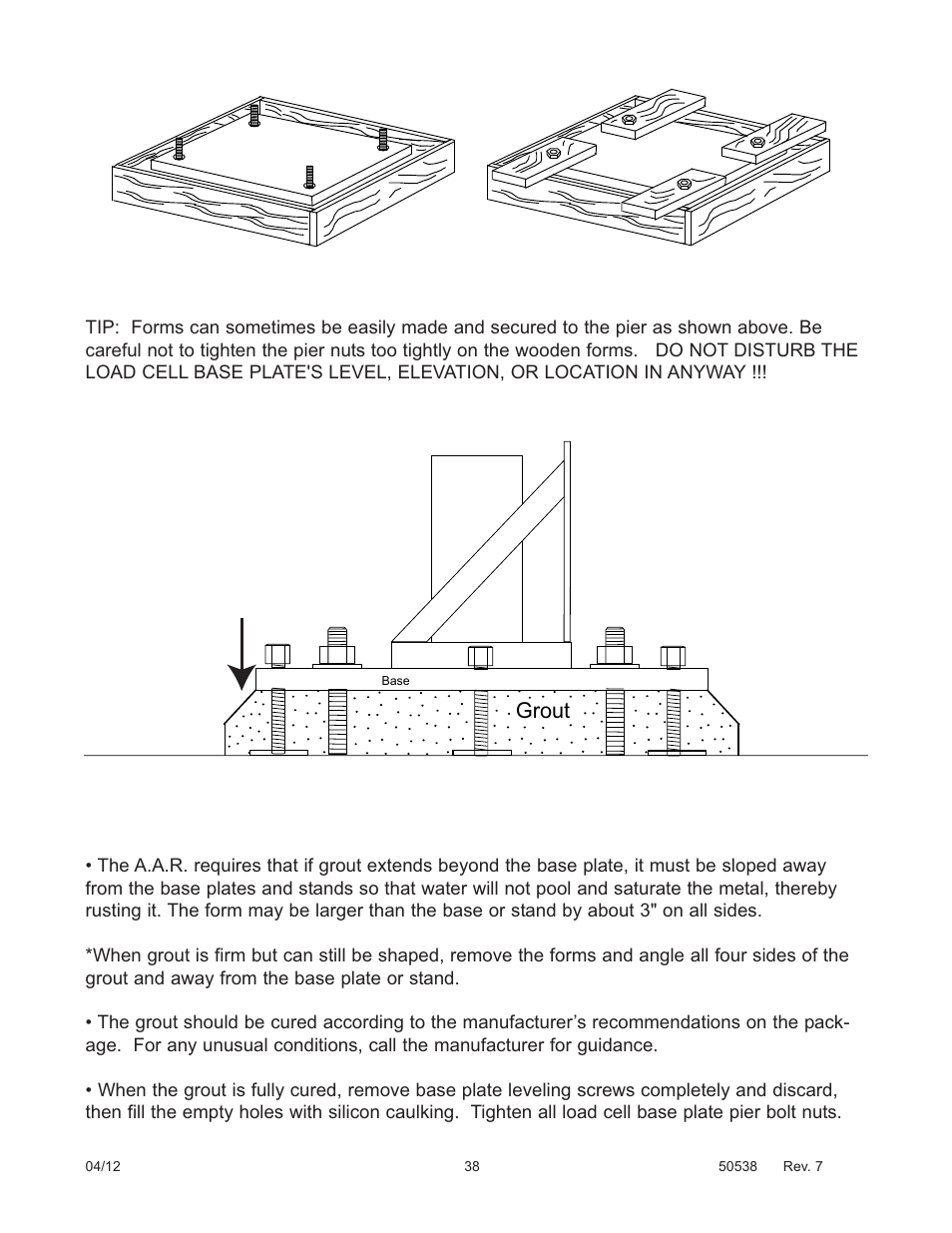 Fairbanks 12-1492 - 12-1496 A.A.R. Combination Railroad Track/MTS User Manual | Page 38 / 59