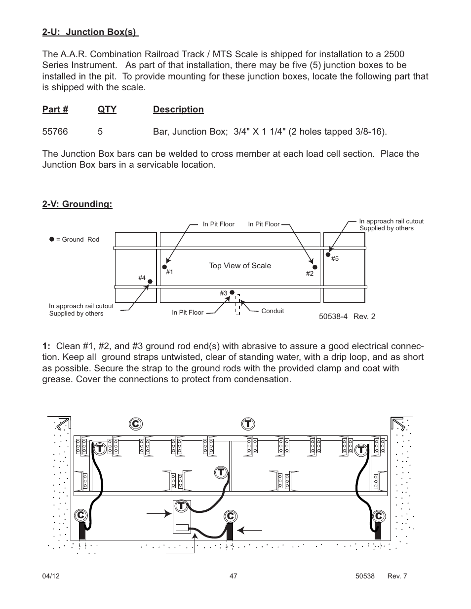 Fairbanks 12-1492 - 12-1496 A.A.R. Combination Railroad Track/MTS User Manual | Page 47 / 59
