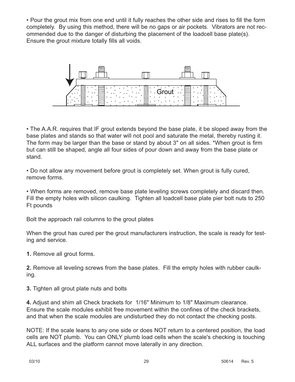 Fairbanks 2000 SERIES Rocker Column Railroad Scale User Manual | Page 29 / 42