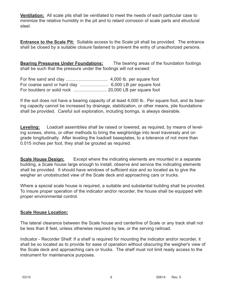 Fairbanks 2000 SERIES Rocker Column Railroad Scale User Manual | Page 9 / 42