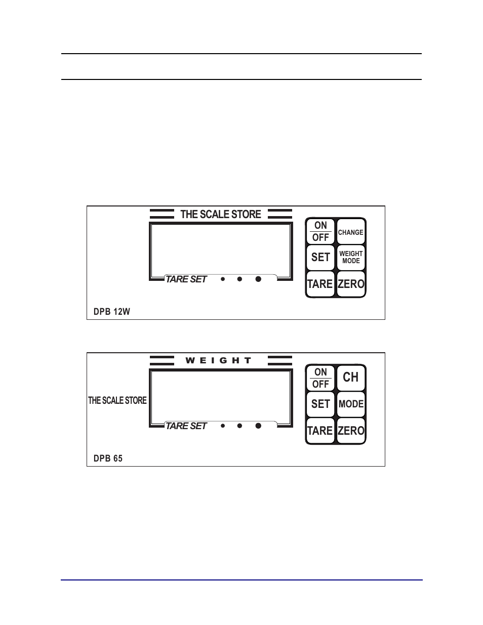 1 power supply, 2 keypad description, Set tare zero | Fairbanks DPB Series Scale Store User Manual | Page 7 / 12