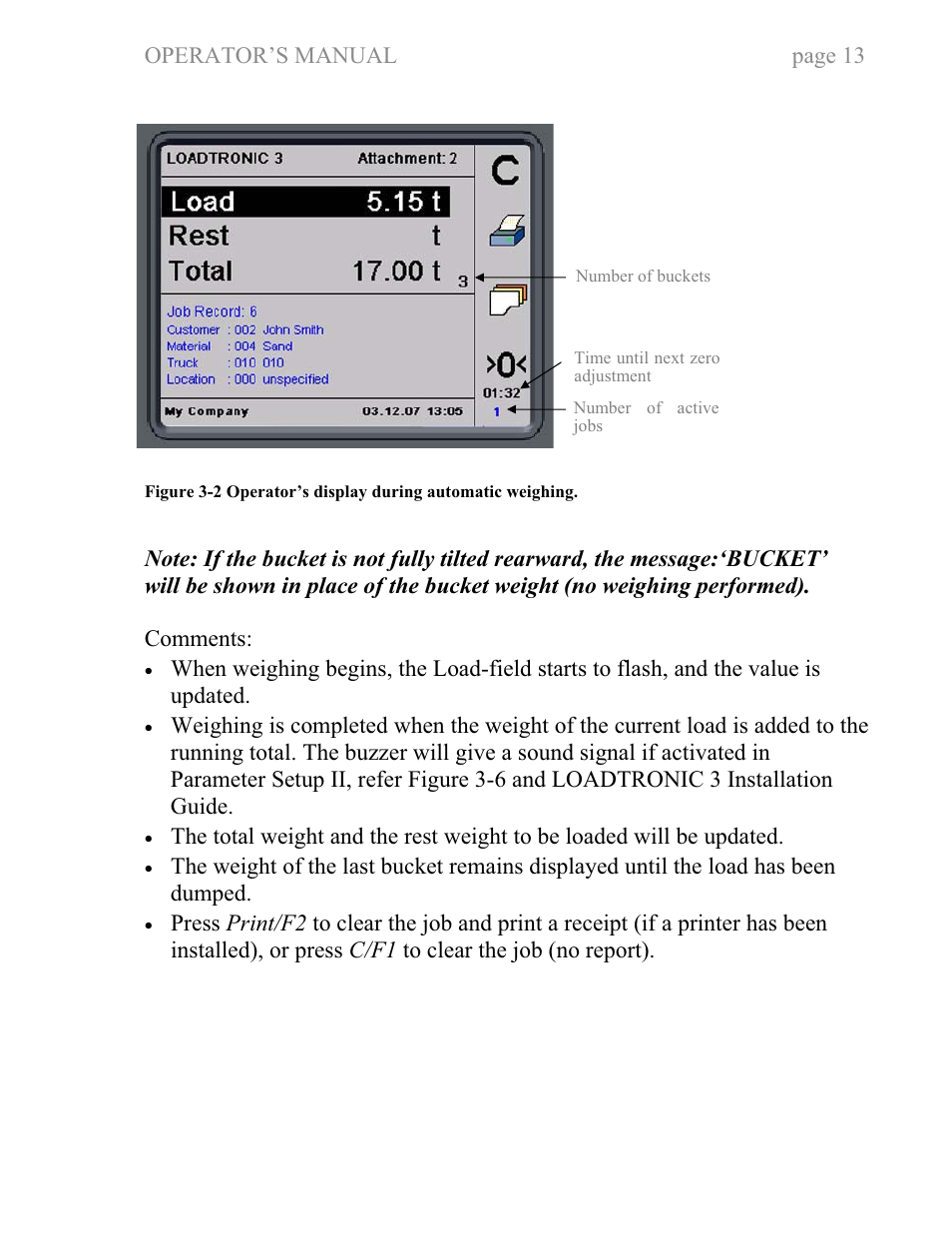 Fairbanks LoadTronic 3 - Loader Weighing System User Manual | Page 13 / 51