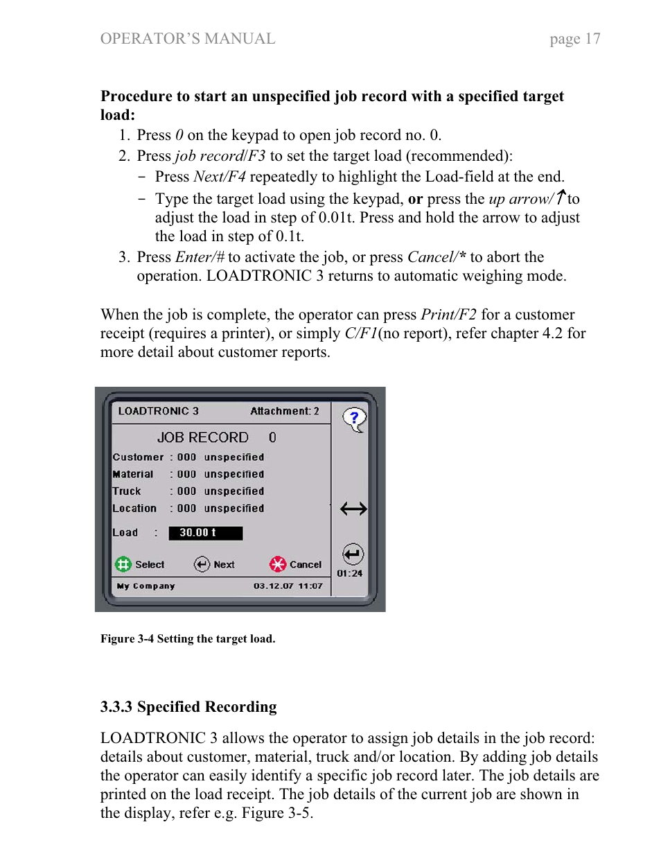 Fairbanks LoadTronic 3 - Loader Weighing System User Manual | Page 17 / 51