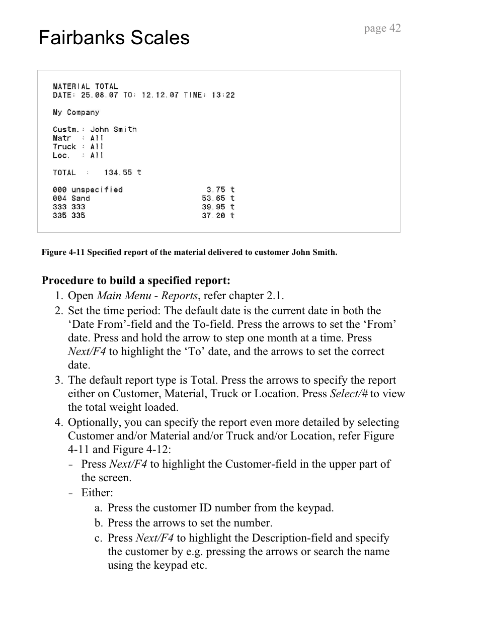 Fairbanks scales | Fairbanks LoadTronic 3 - Loader Weighing System User Manual | Page 42 / 51