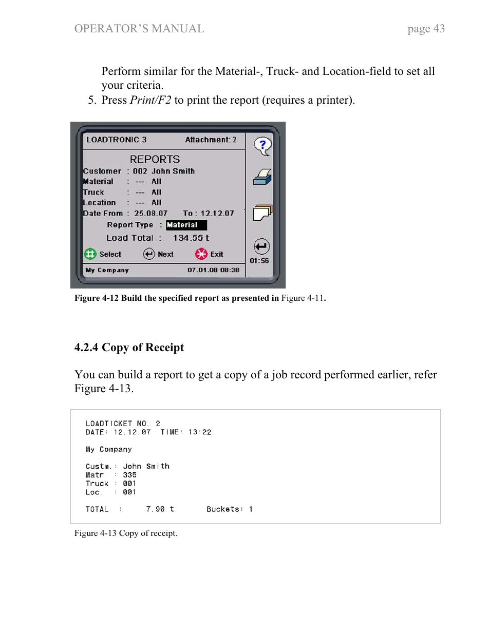 Fairbanks LoadTronic 3 - Loader Weighing System User Manual | Page 43 / 51