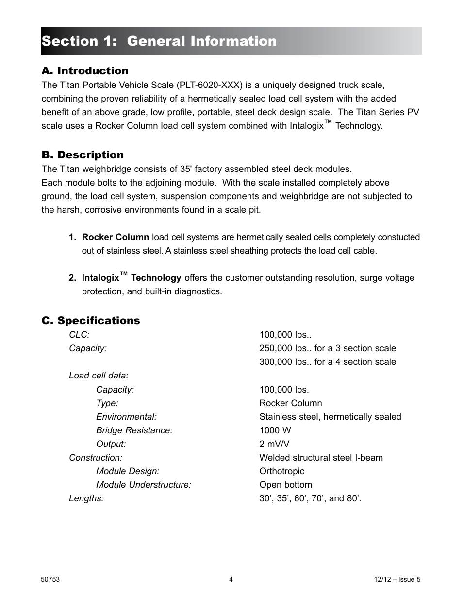 Fairbanks 6020 Titan Series User Manual | Page 4 / 17