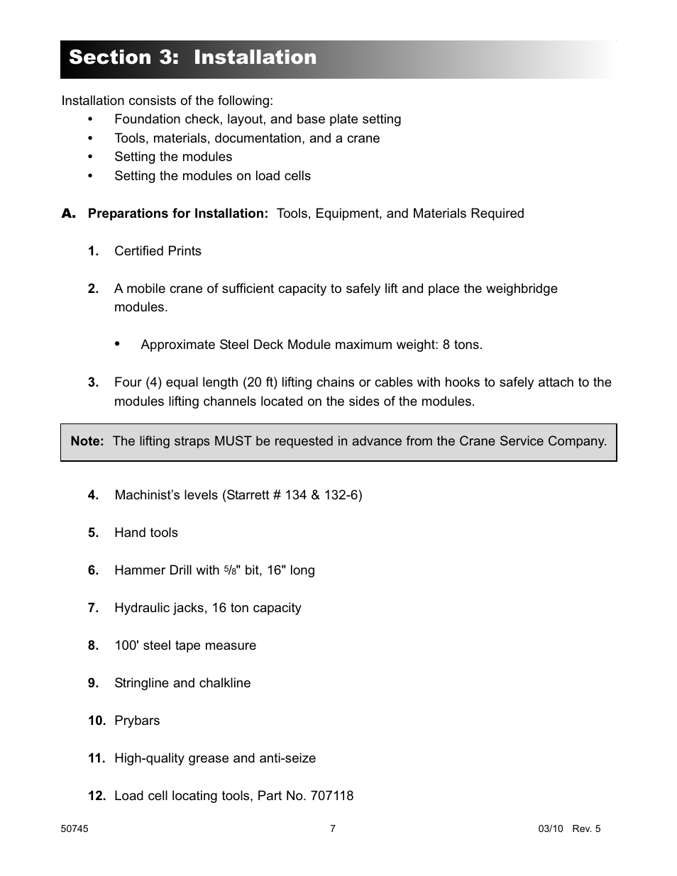 Fairbanks 6020 Series Titan Motor Truck Scale User Manual | Page 7 / 23