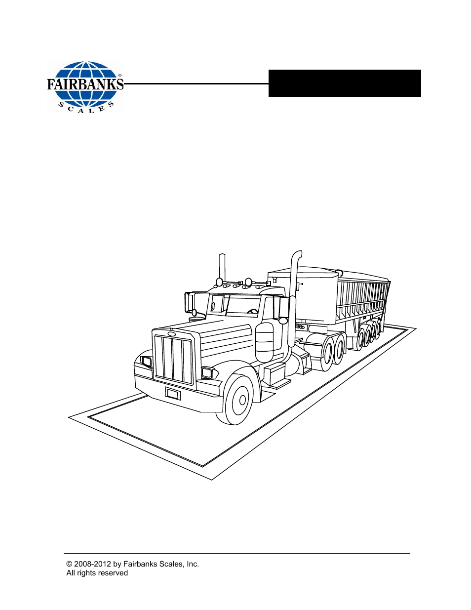 Fairbanks Tundra Series Truck Scale User Manual | 55 pages