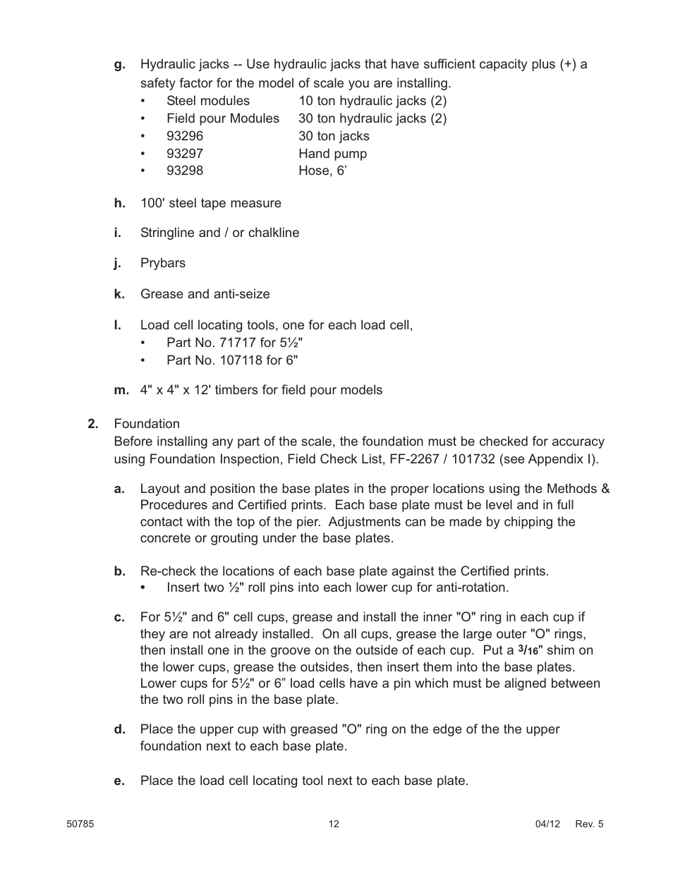 Fairbanks HVX Series TALON SERIES Motor Truck Scale User Manual | Page 12 / 37