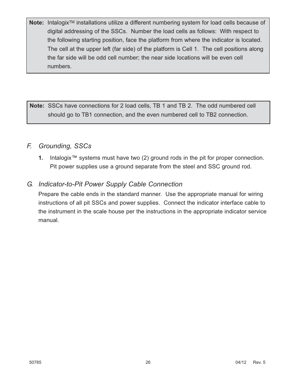 Fairbanks HVX Series TALON SERIES Motor Truck Scale User Manual | Page 26 / 37