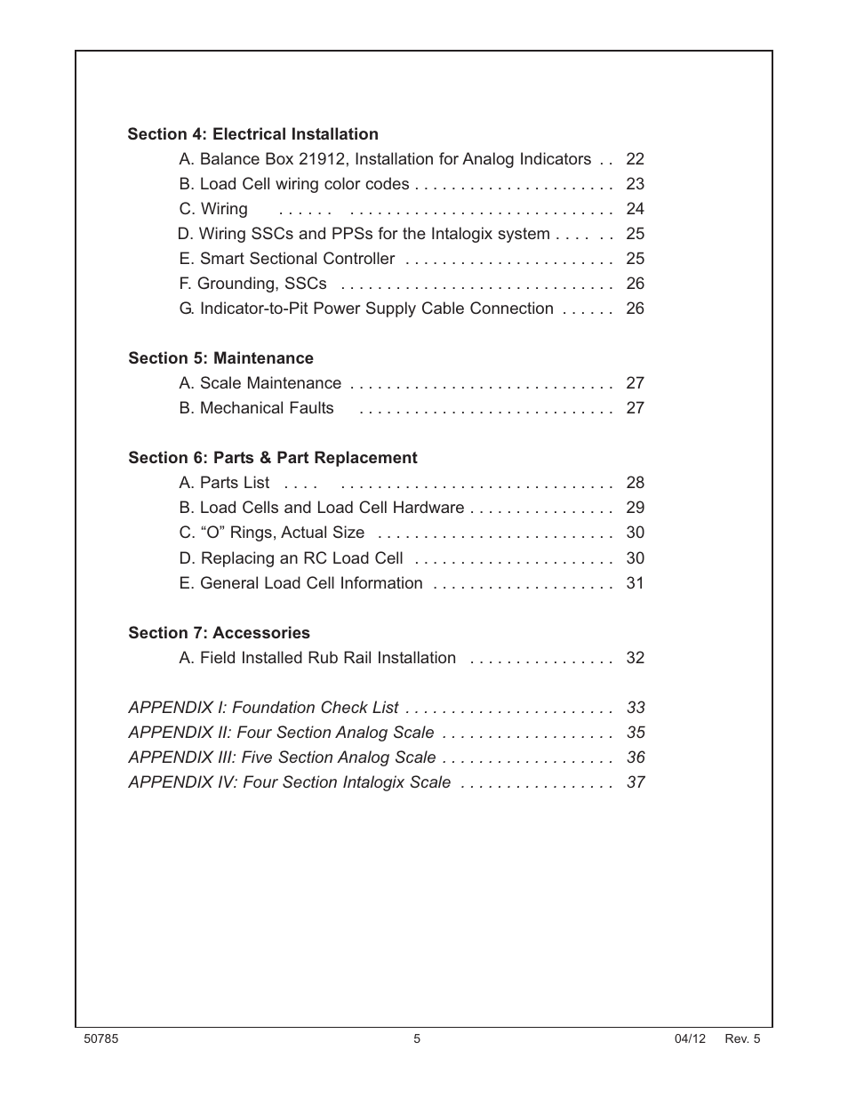 Fairbanks HVX Series TALON SERIES Motor Truck Scale User Manual | Page 5 / 37