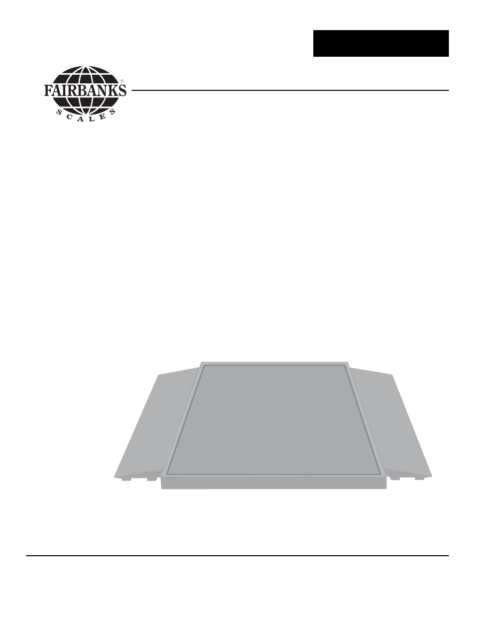 Fairbanks Portable Axle Load Scale User Manual | 14 pages