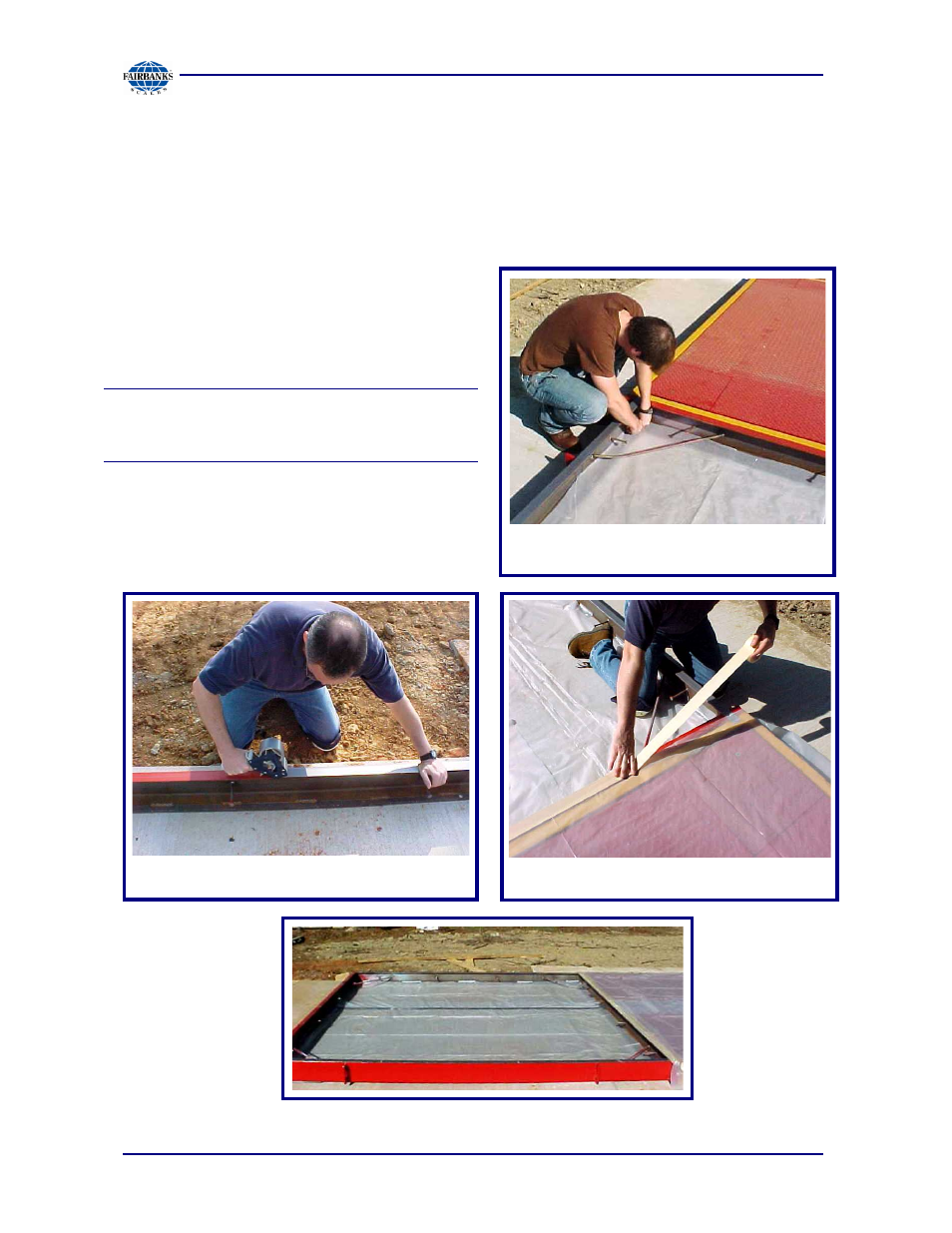Pouring the concrete | Fairbanks MATRIX SCALE HIGHWAY SCALE SYSTEM User Manual | Page 20 / 46