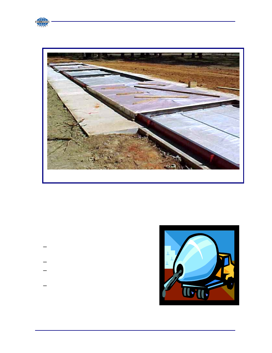 Pouring the concrete, continued, Concrete guidelines | Fairbanks MATRIX SCALE HIGHWAY SCALE SYSTEM User Manual | Page 21 / 46