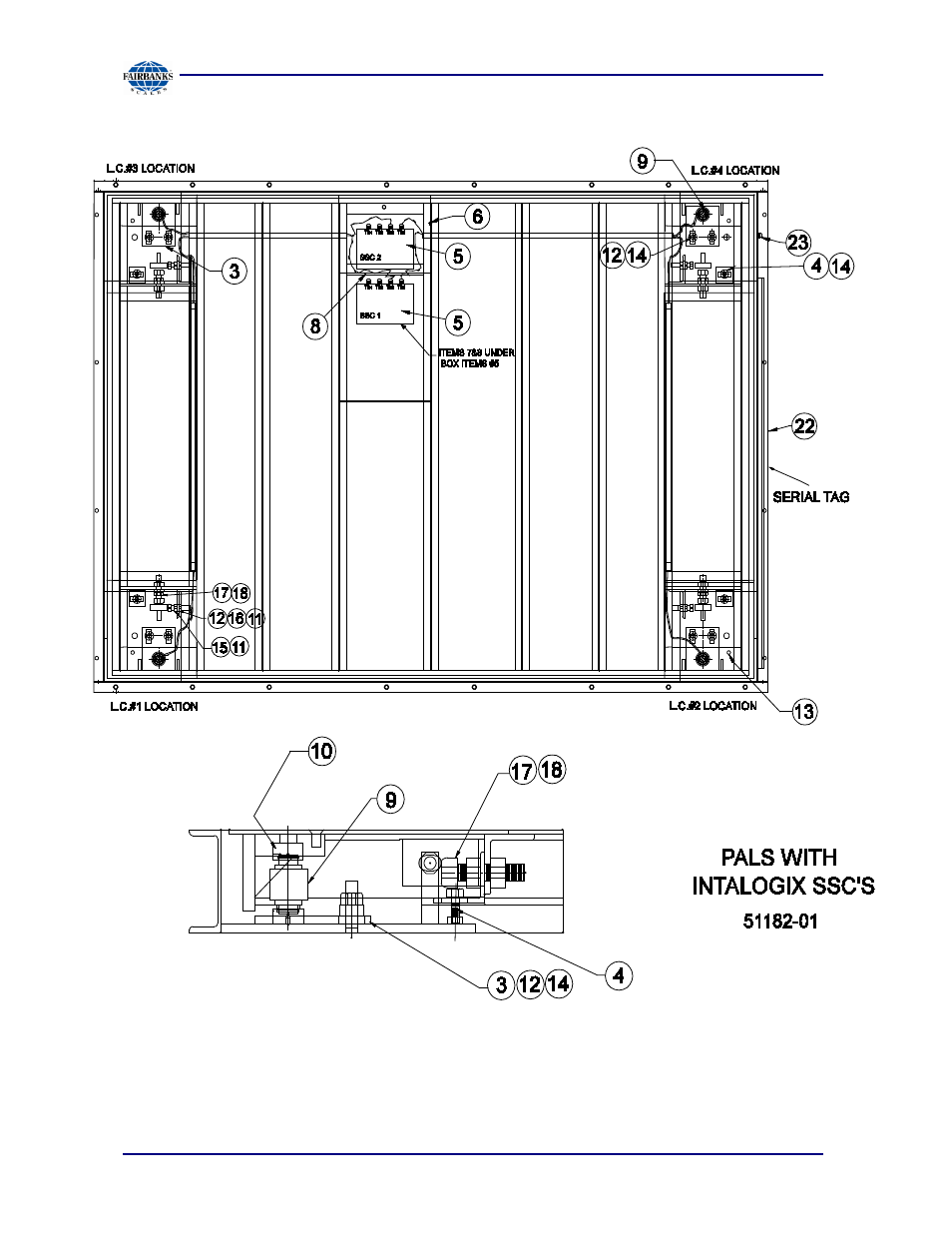 Replacement parts diagram | Fairbanks MATRIX SCALE HIGHWAY SCALE SYSTEM User Manual | Page 38 / 46