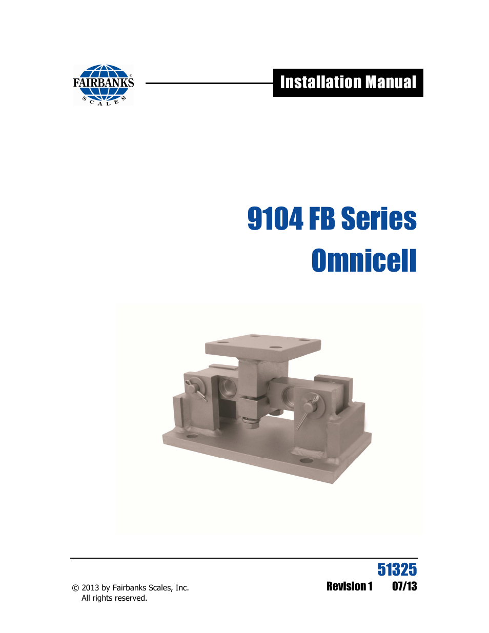 Fairbanks 9104 FB Omnicell User Manual | 28 pages