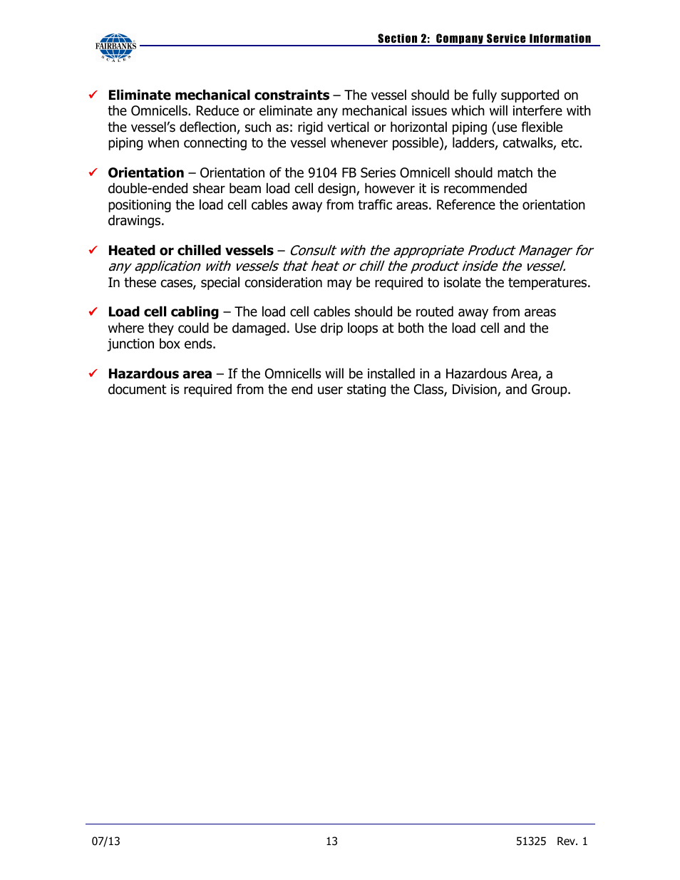 Fairbanks 9104 FB Omnicell User Manual | Page 13 / 28