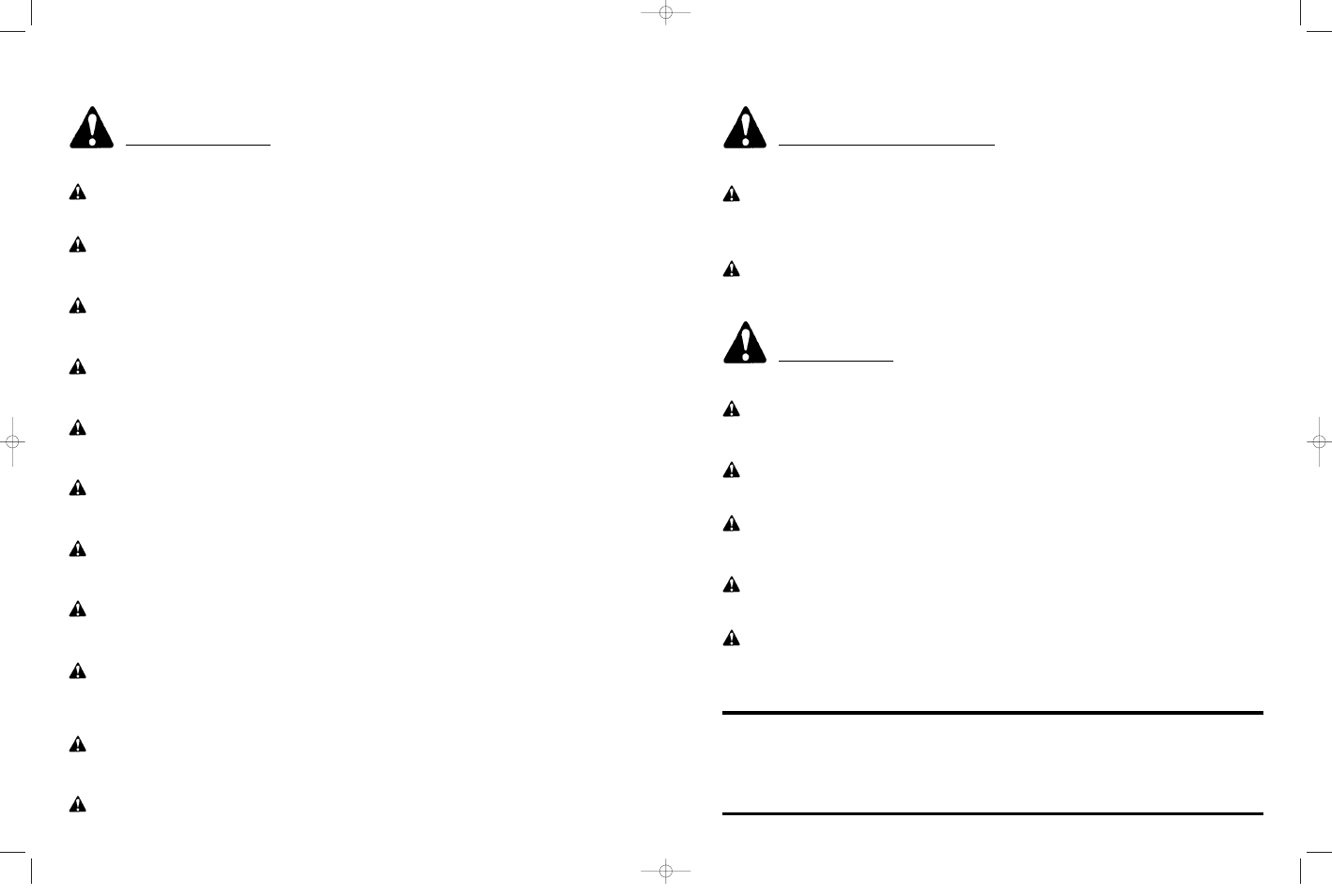 Always obey all safety rules! always be careful | Farm Star BSF-1523 User Manual | Page 8 / 16