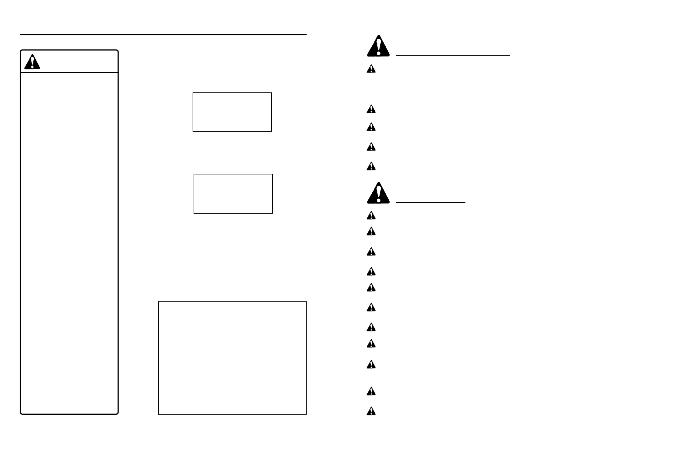Caution, Replace safety decals if damaged or missing, Notice 2000 lb. capacity | Notice 3000 lb. capacity | Farm Star LSF-30 User Manual | Page 10 / 16