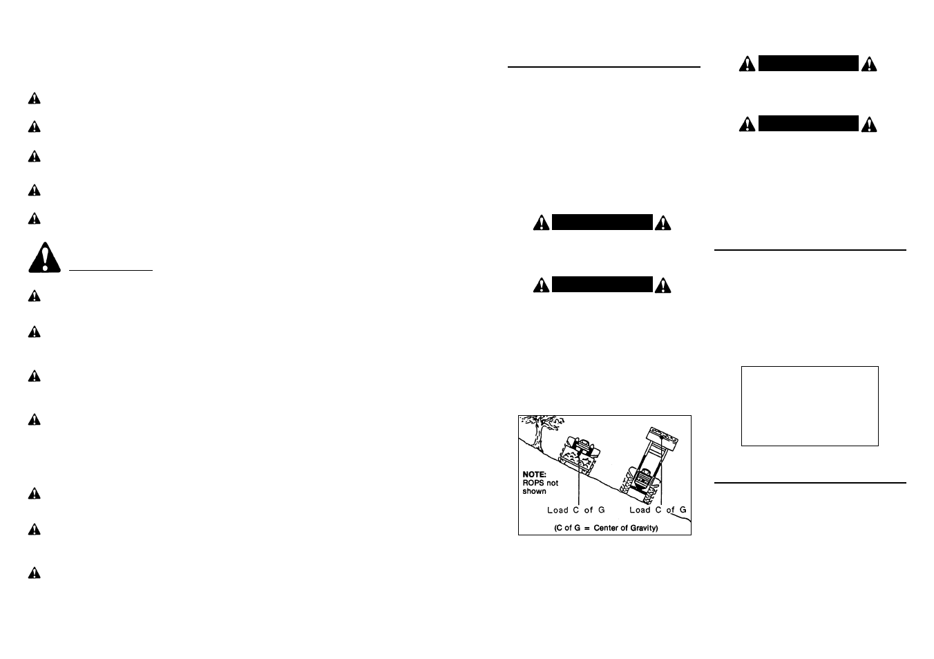 Replace safety signs if damaged or missing | Farm Star LSF-30 User Manual | Page 13 / 16