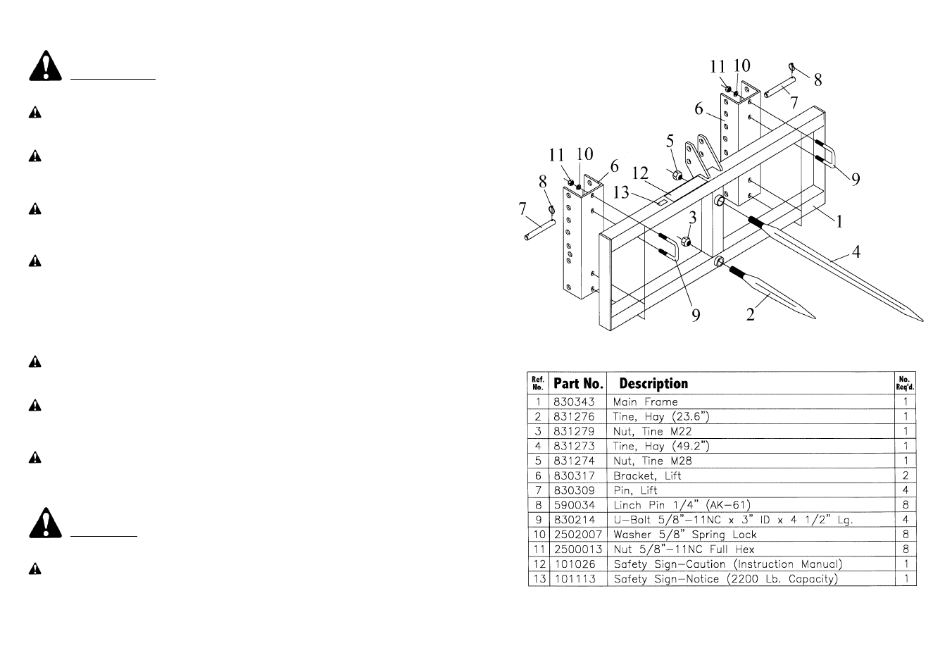 Farm Star UBSF-3045 User Manual | Page 18 / 21