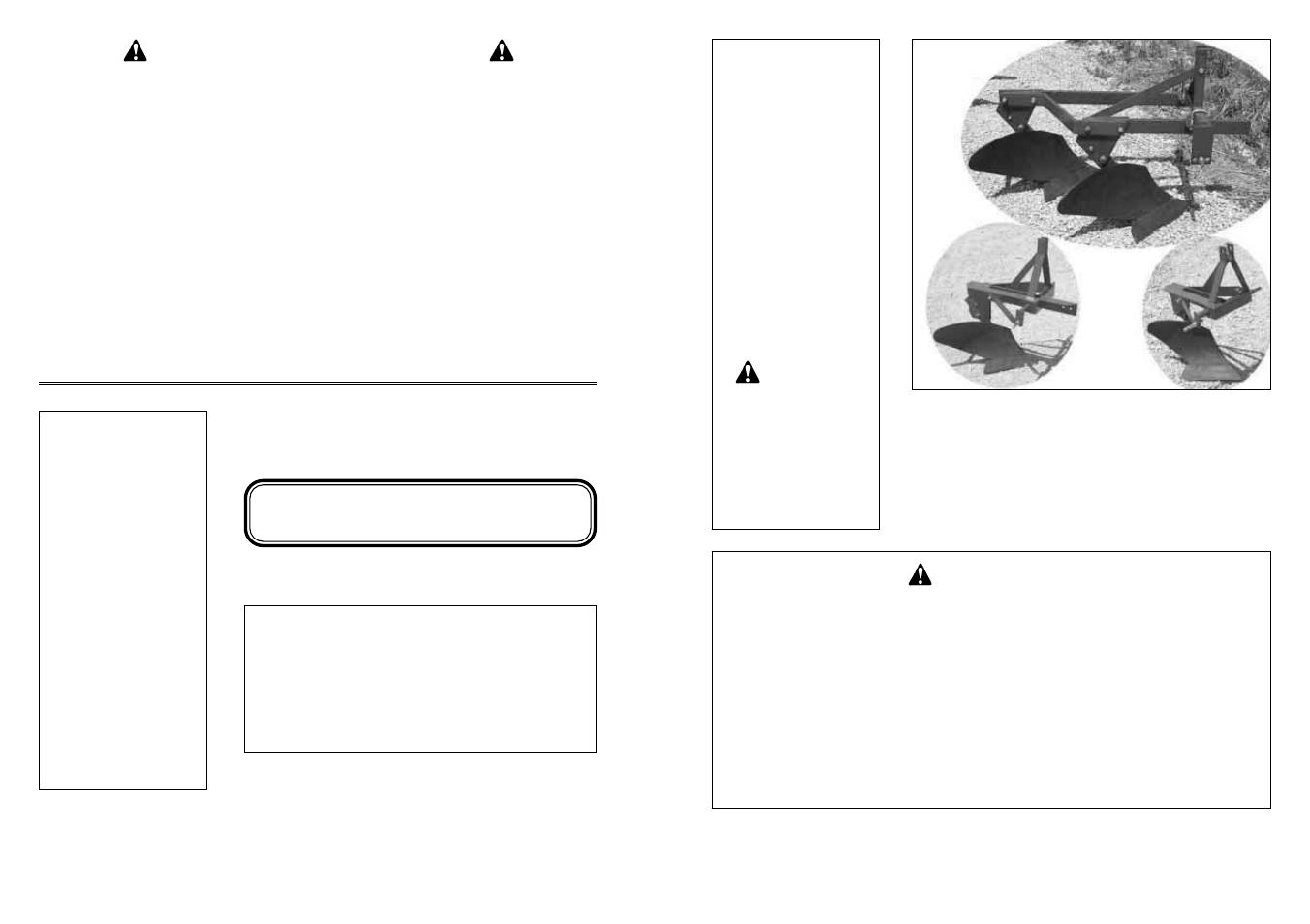 3 pt. moldboard plows | Farm Star MP-214 User Manual | Page 24 / 24