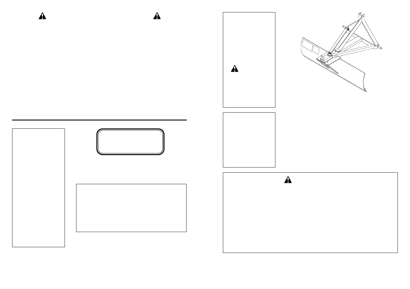 3 pt. rear mounted blade, For cat. 0 and cat. i tractors up to 25 h.p, Owner’s / operator’s manual model no.’s dc-4 dc-5 | Farm Star DC-5 User Manual | Page 8 / 8