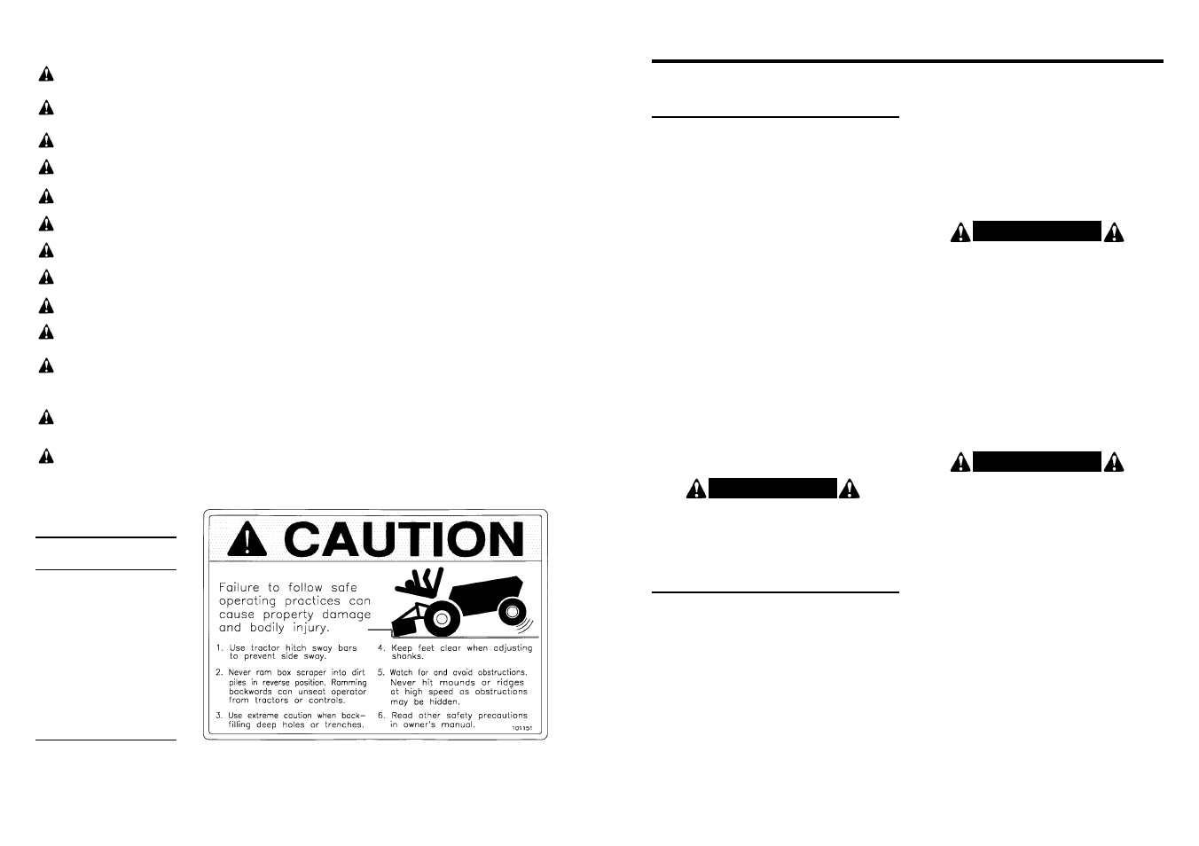 Instructions, Safety information | Farm Star BX Series 48, 60, 72, 84 & 96 User Manual | Page 5 / 8