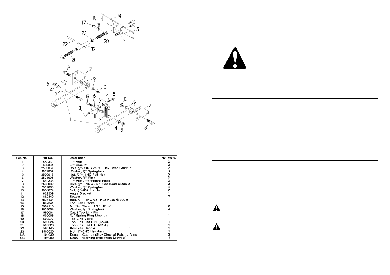 Important safety information, Hk-96 parts list exploded parts view for hk-96 | Farm Star HK-96 User Manual | Page 2 / 10