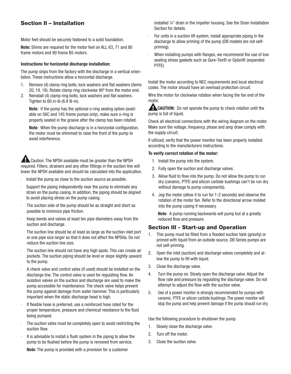 Finish Thompson DB6, 6H, 7, 8, 9, 10 Series User Manual | Page 7 / 16