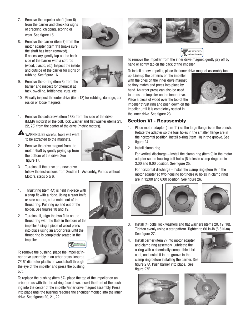Finish Thompson DB6, 6H, 7, 8, 9, 10 Series User Manual | Page 9 / 16