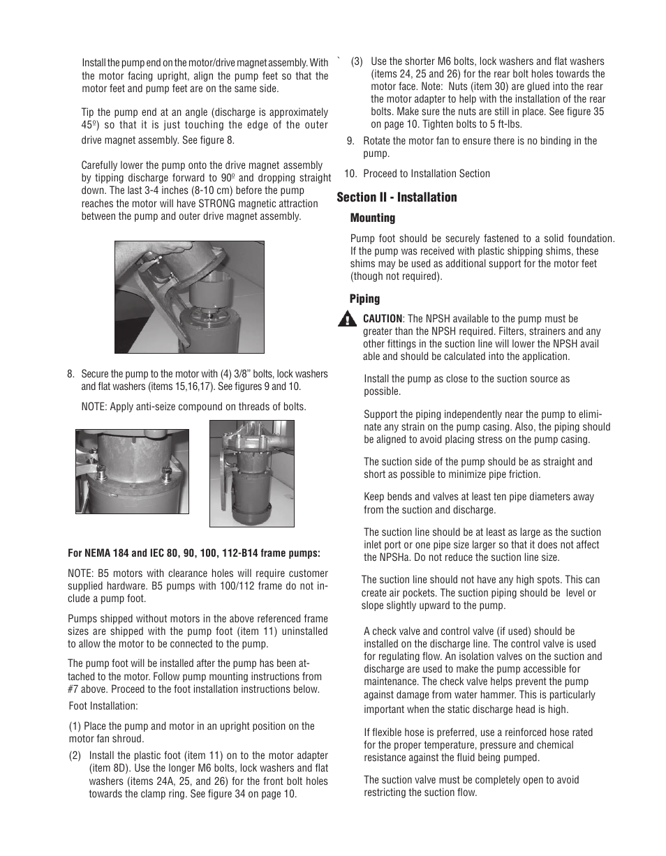Finish Thompson DB 11/15 Series User Manual | Page 7 / 19