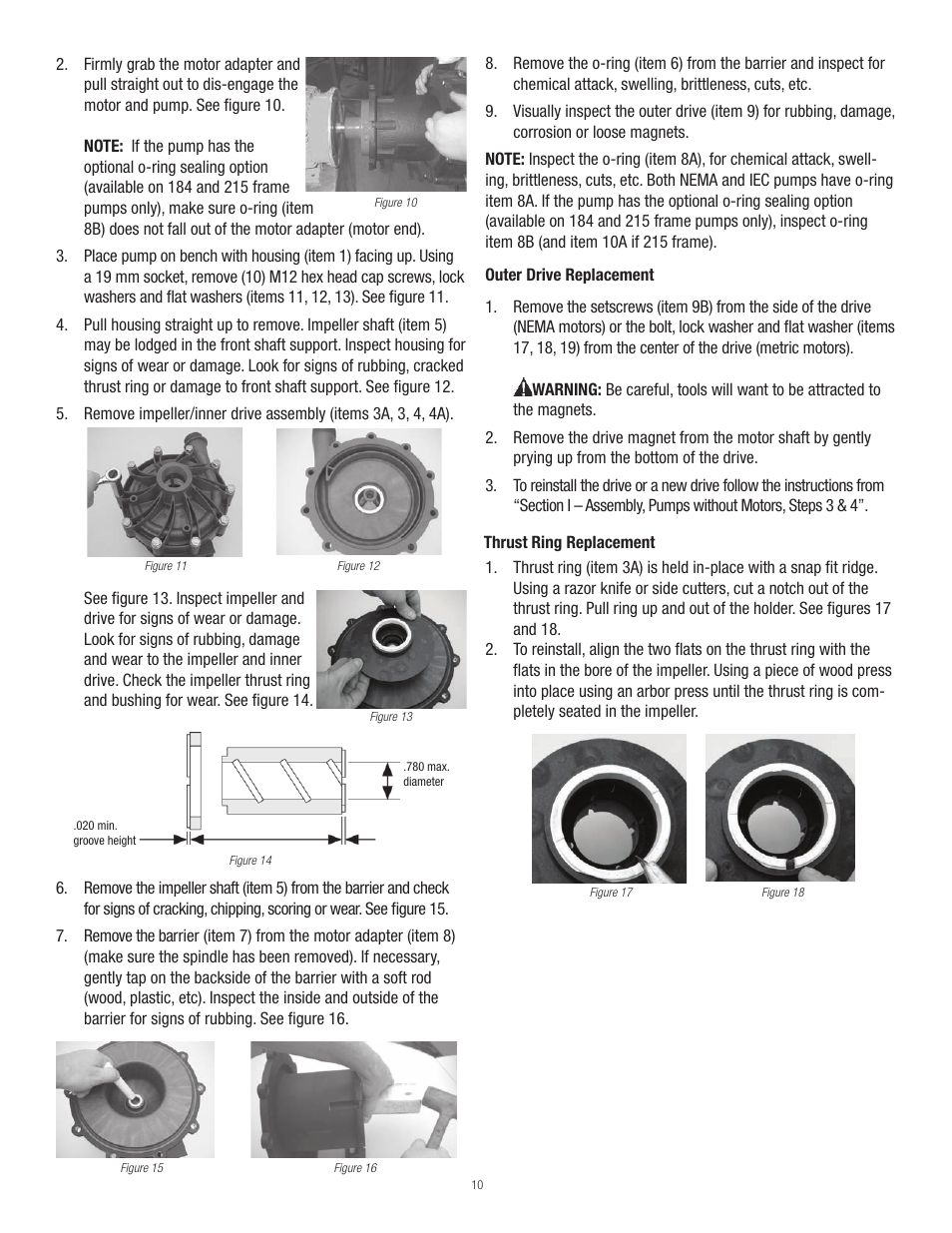 Finish Thompson DB22 SERIES User Manual | Page 10 / 18