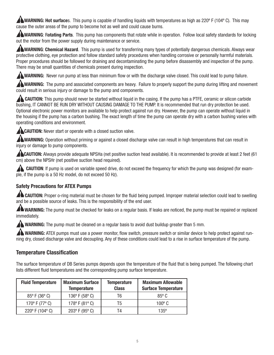 Finish Thompson DB22 SERIES User Manual | Page 5 / 18